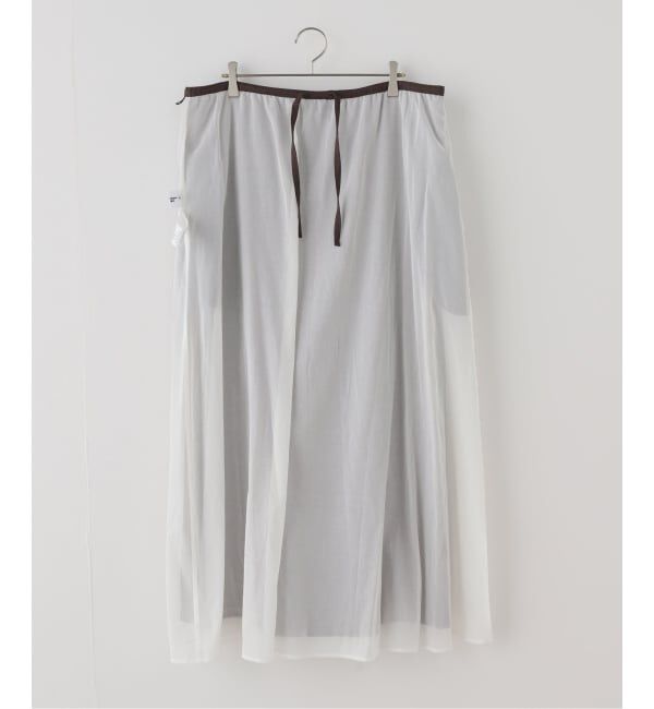 FRAMeWORK「JANE SMITH/ジェーンスミス wool tropical layered スカート」|スカート|