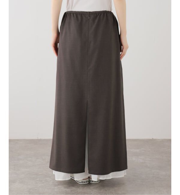 FRAMeWORK「JANE SMITH/ジェーンスミス wool tropical layered スカート」|スカート|