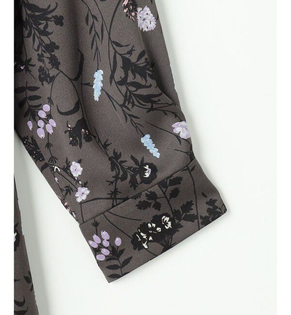 自由区「【WEB&一部店舗限定・新色追加・定番人気・着用動画あり】ハーバルフロープリント8分袖 ワンピース」|ワンピース|