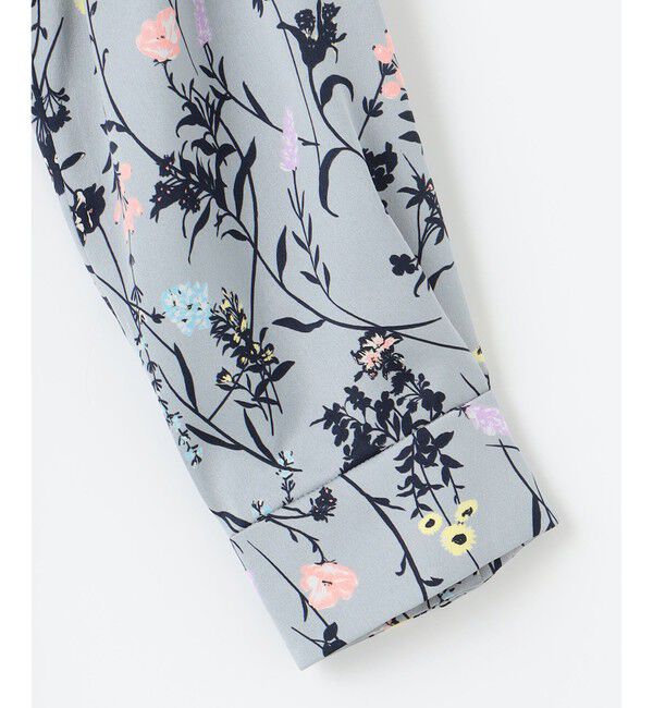 自由区「【WEB&一部店舗限定・新色追加・定番人気・着用動画あり】ハーバルフロープリント8分袖 ワンピース」|ワンピース|