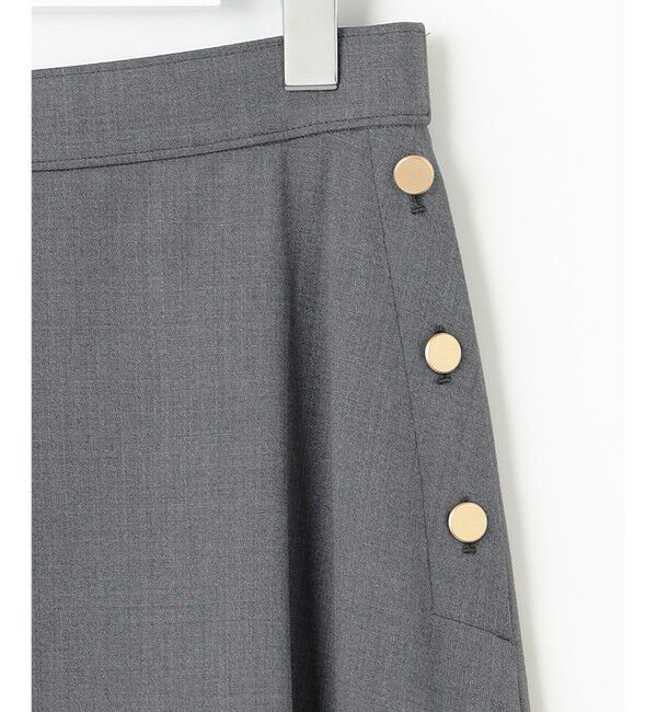 自由区「【洗える】TWラチネストレッチフレア スカート」|スカート|
