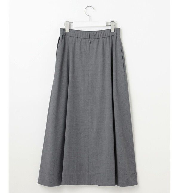 自由区「【洗える】TWラチネストレッチフレア スカート」|スカート|