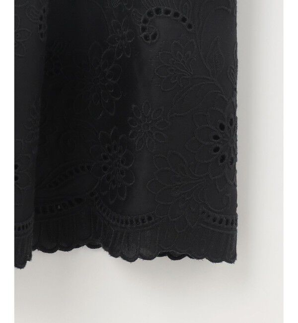 自由区「エンブロイダリーローンティアード スカート」|スカート|