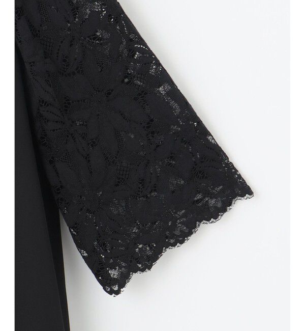 自由区「フラワーレースダブルクロス ワンピース」|ワンピース|