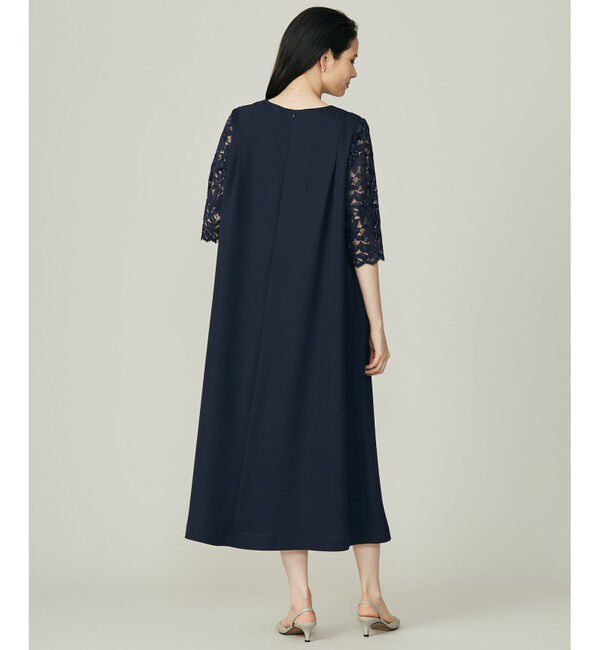 自由区「フラワーレースダブルクロス ワンピース」|ワンピース|