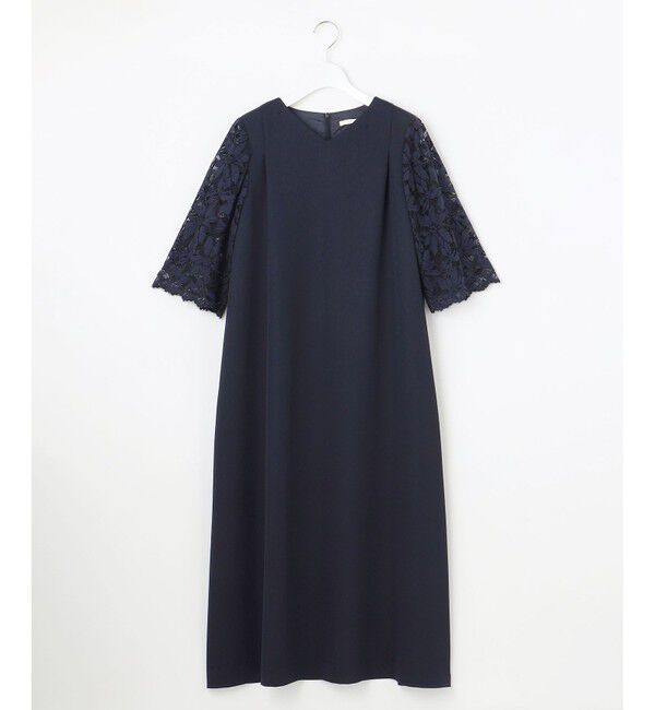 自由区「フラワーレースダブルクロス ワンピース」|ワンピース|