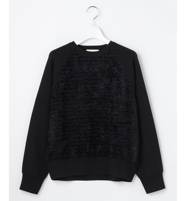 自由区「ジャカードコンビ プルオーバー」|ニット・セーター|