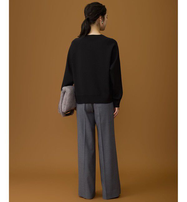 自由区「ジャカードコンビ プルオーバー」|ニット・セーター|