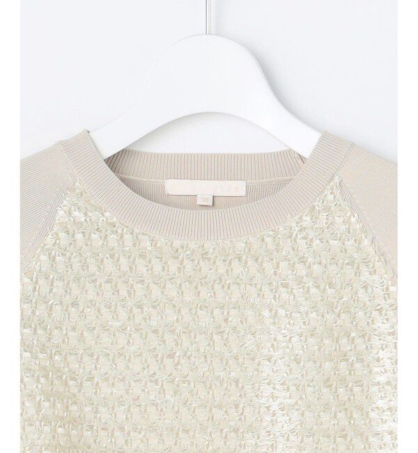 自由区「ジャカードコンビ プルオーバー」|ニット・セーター|