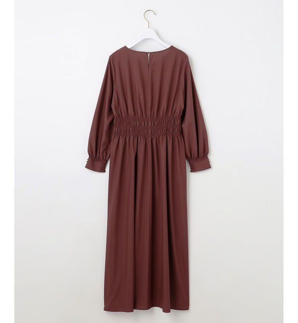 any SiS「【洗える】シャーリングディテール ワンピース」|ワンピース|