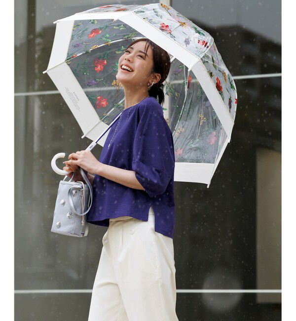 ANY SIS「【撥水・汗ジミ防止・UVケア・洗える】スーピマスムース クロップド Tシャツ」|Tシャツ・カットソー|