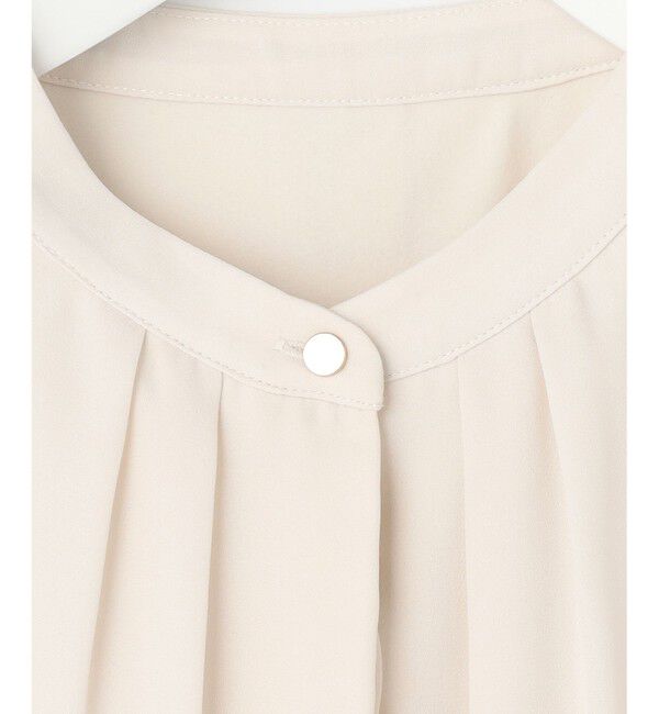 ANY SIS「【裏起毛】エニポカ バンドカラー ブラウス」|シャツ・ブラウス|