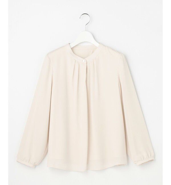 ANY SIS「【裏起毛】エニポカ バンドカラー ブラウス」|シャツ・ブラウス|