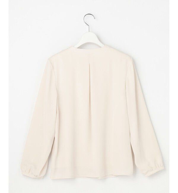 ANY SIS「【裏起毛】エニポカ バンドカラー ブラウス」|シャツ・ブラウス|