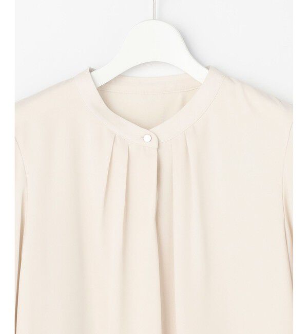 ANY SIS「【裏起毛】エニポカ バンドカラー ブラウス」|シャツ・ブラウス|