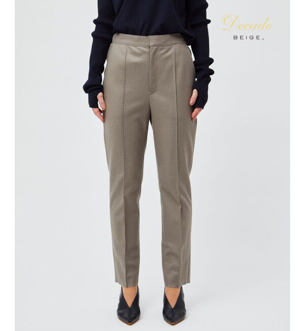 BEIGE,「CORBY / クロップドパンツ」|スラックス|Taupe