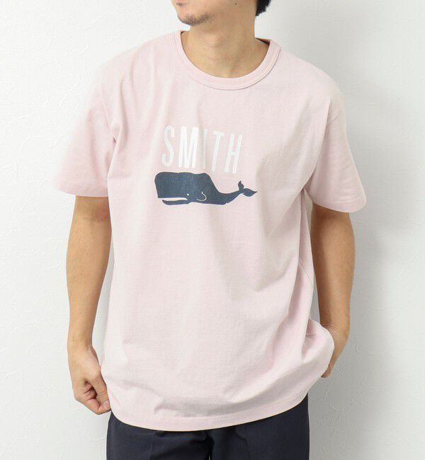 NOLLEY'S goodman「【BARNS OUTFITTERS】別注タフネックT SMITH 25SS」|Tシャツ・カットソー|ピンク