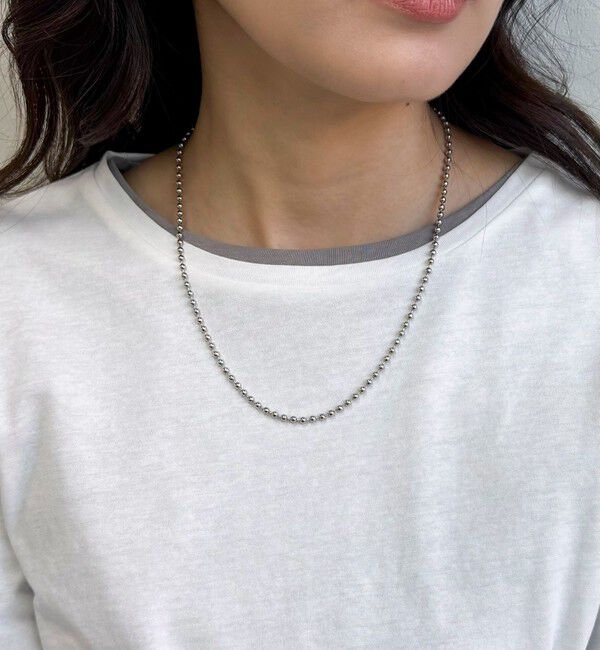 fredy emue「ボールチェーンフリーネックレス」|ネックレス|