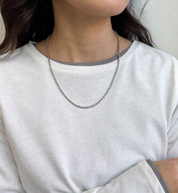fredy emue「ボールチェーンフリーネックレス」|ネックレス|