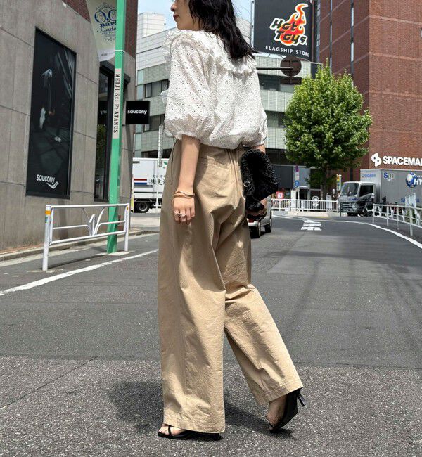 fredy emue「レースフリルカラーブラウス」|シャツ・ブラウス|