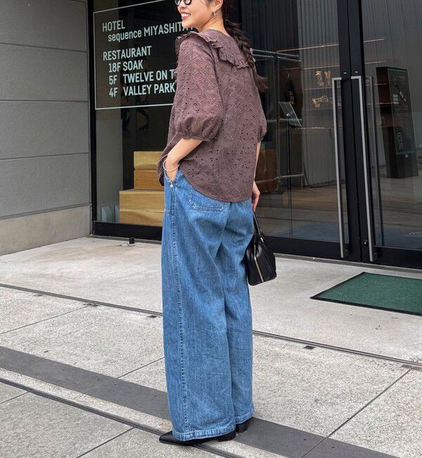 fredy emue「レースフリルカラーブラウス」|シャツ・ブラウス|