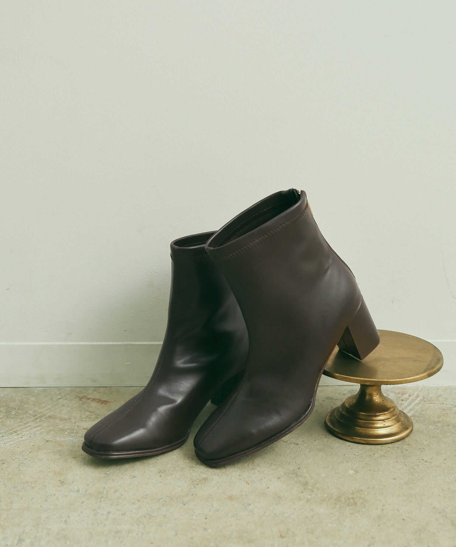 Juze「柔らかく足にフィット。スクエアトゥストレッチブーツ」|その他|