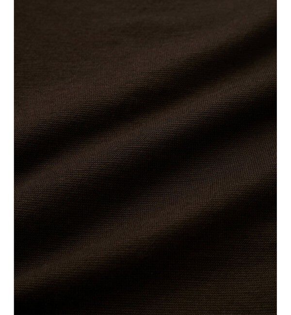 VIS「【洗える】ドレープオフショルダーロングTシャツ」|Tシャツ・カットソー|