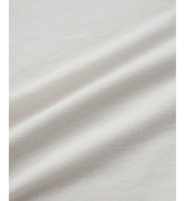 VIS「【洗える】ドレープオフショルダーロングTシャツ」|Tシャツ・カットソー|