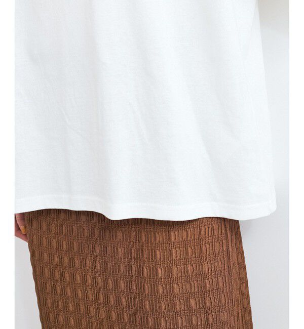 VIS「ピグメント加工プリントビッグTシャツ」|Tシャツ・カットソー|