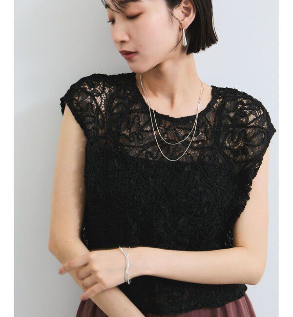 VIS「コードレースシアーノースリーブプルオーバー」|Tシャツ・カットソー|