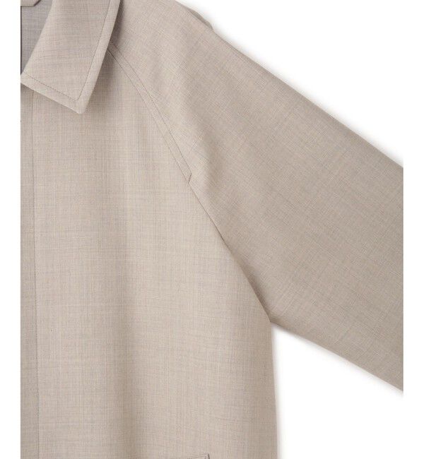 ADAM ET ROPE'「【サステナブル】バルマカーンマキシコート」|ステンカラーコート|