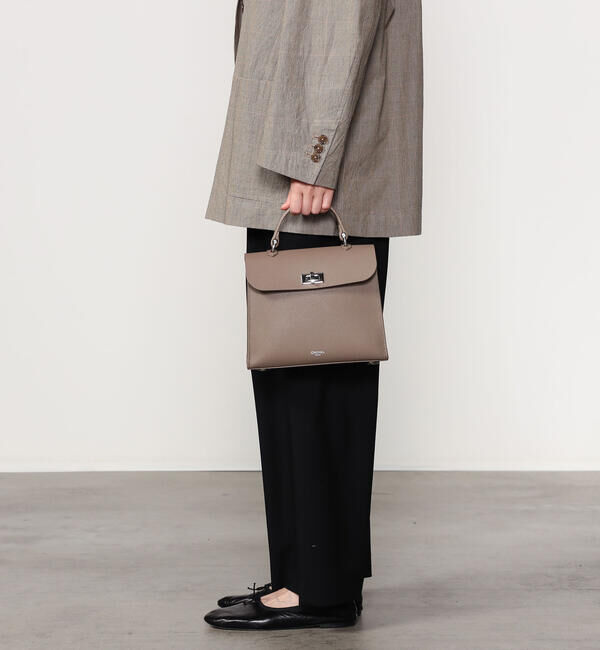 ORCIVAL「ORCIVAL | ダブルフェイスレザー ハンドバッグ UNISEX」|その他|TAUPE