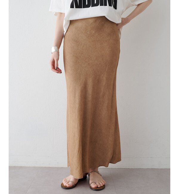  「ツイル顔料染めスカート」|スカート|