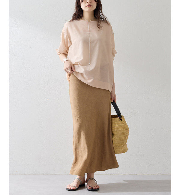  「ツイル顔料染めスカート」|スカート|