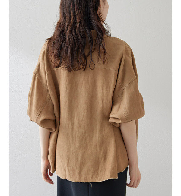  「ツイル顔料染めスクエアシャツ」|シャツ・ブラウス|