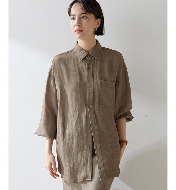  「ツイル顔料染めオーバーシャツ」|シャツ・ブラウス|