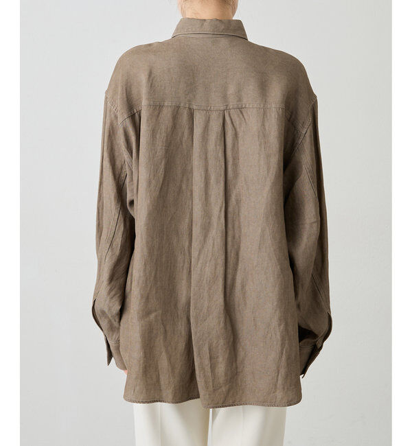  「ツイル顔料染めオーバーシャツ」|シャツ・ブラウス|