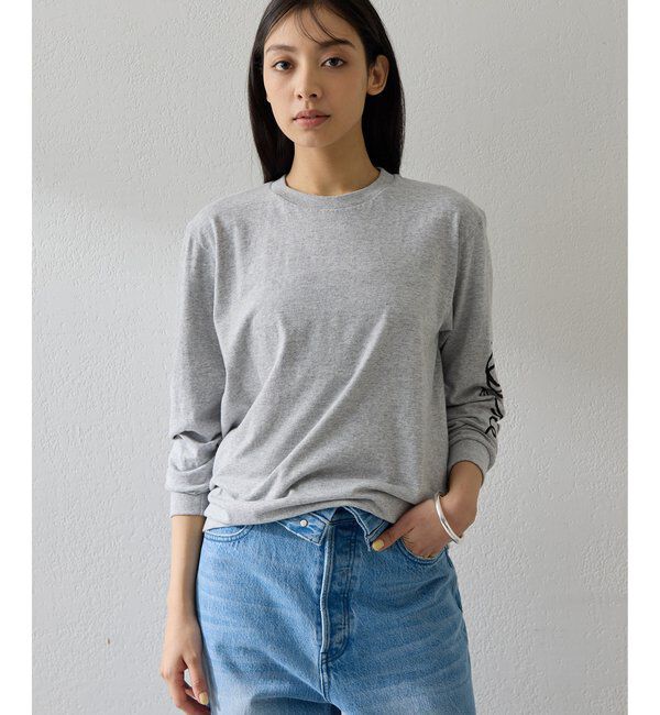  「スリーブロゴロングTシャツ」|Tシャツ・カットソー|