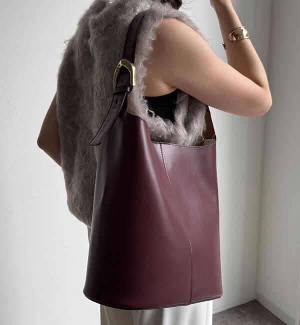  「【WEB限定】ビッグバックルバケツショルダー」|トートバッグ|