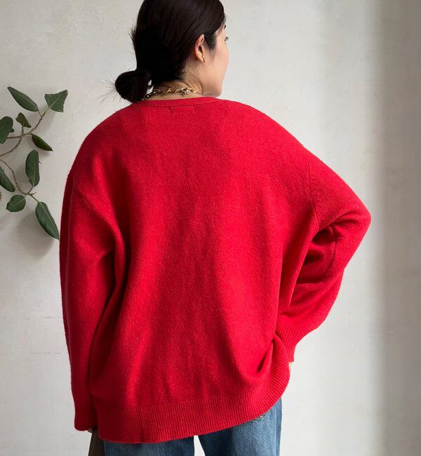  「【WEB限定】 刺繍ニットカーディガン」|カーディガン|