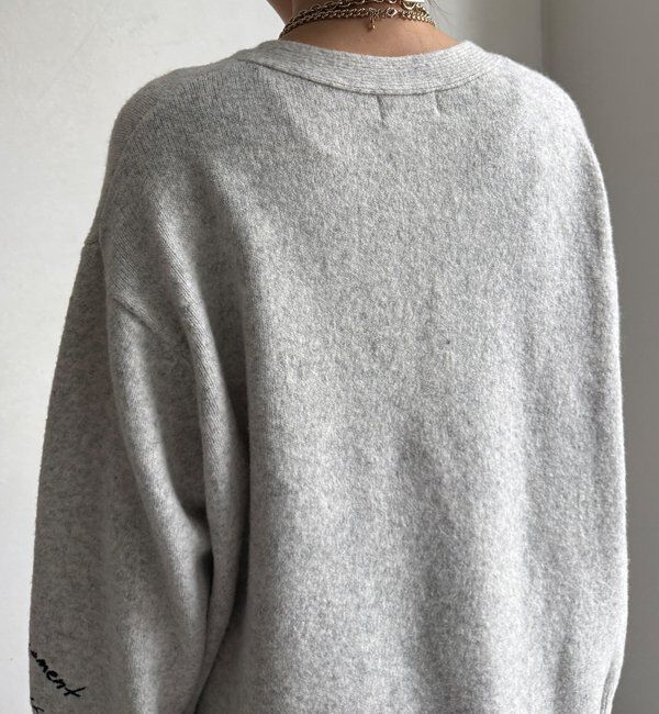  「【WEB限定】 刺繍ニットカーディガン」|カーディガン|