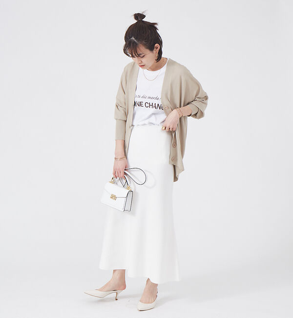 Rouge vif「【セットアップ対応】フレアニットスカート」|スカート|