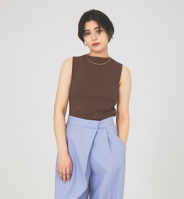 Rouge vif「ノースリーブリブニット」|ニット・セーター|