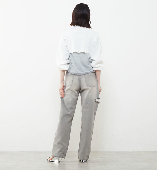 Soffitto「短丈レイヤードニット」|ニット・セーター|