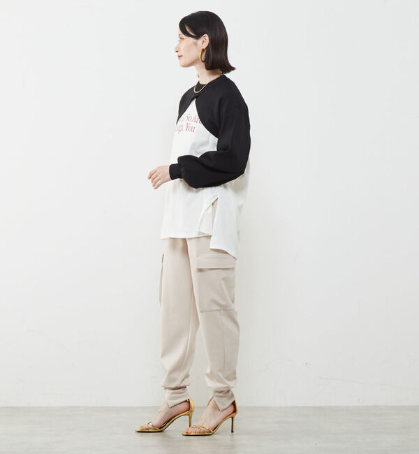 Soffitto「短丈レイヤードニット」|ニット・セーター|