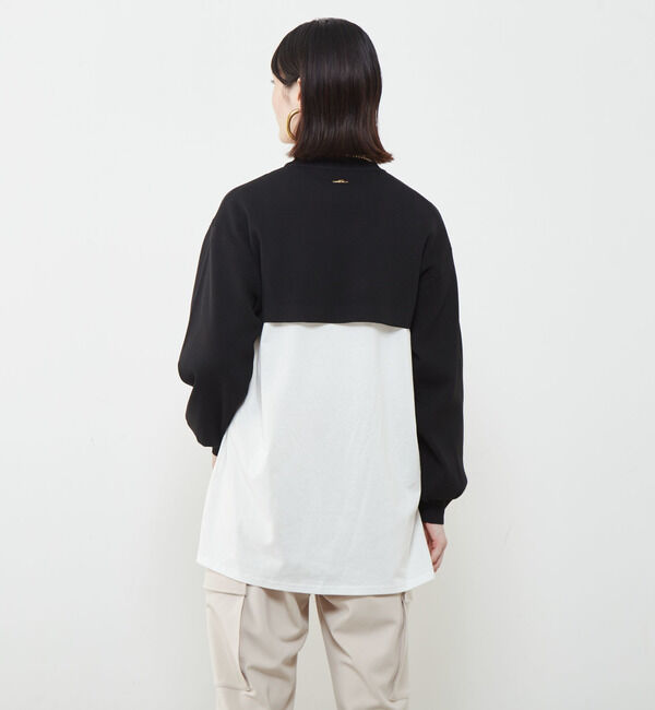 Soffitto「短丈レイヤードニット」|ニット・セーター|