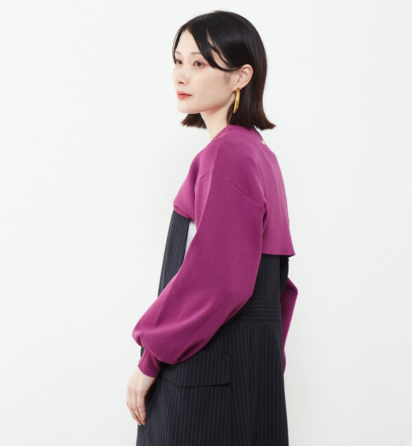 Soffitto「短丈レイヤードニット」|ニット・セーター|