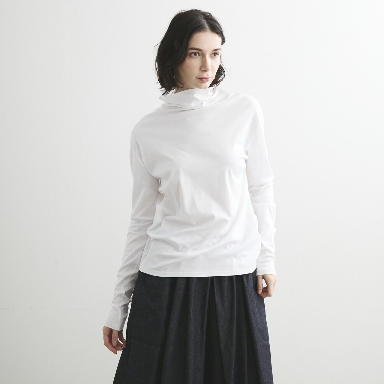 HELIOPOLE「HELIOPOLE 【smooth skin series】 High Neck」|Tシャツ・カットソー|