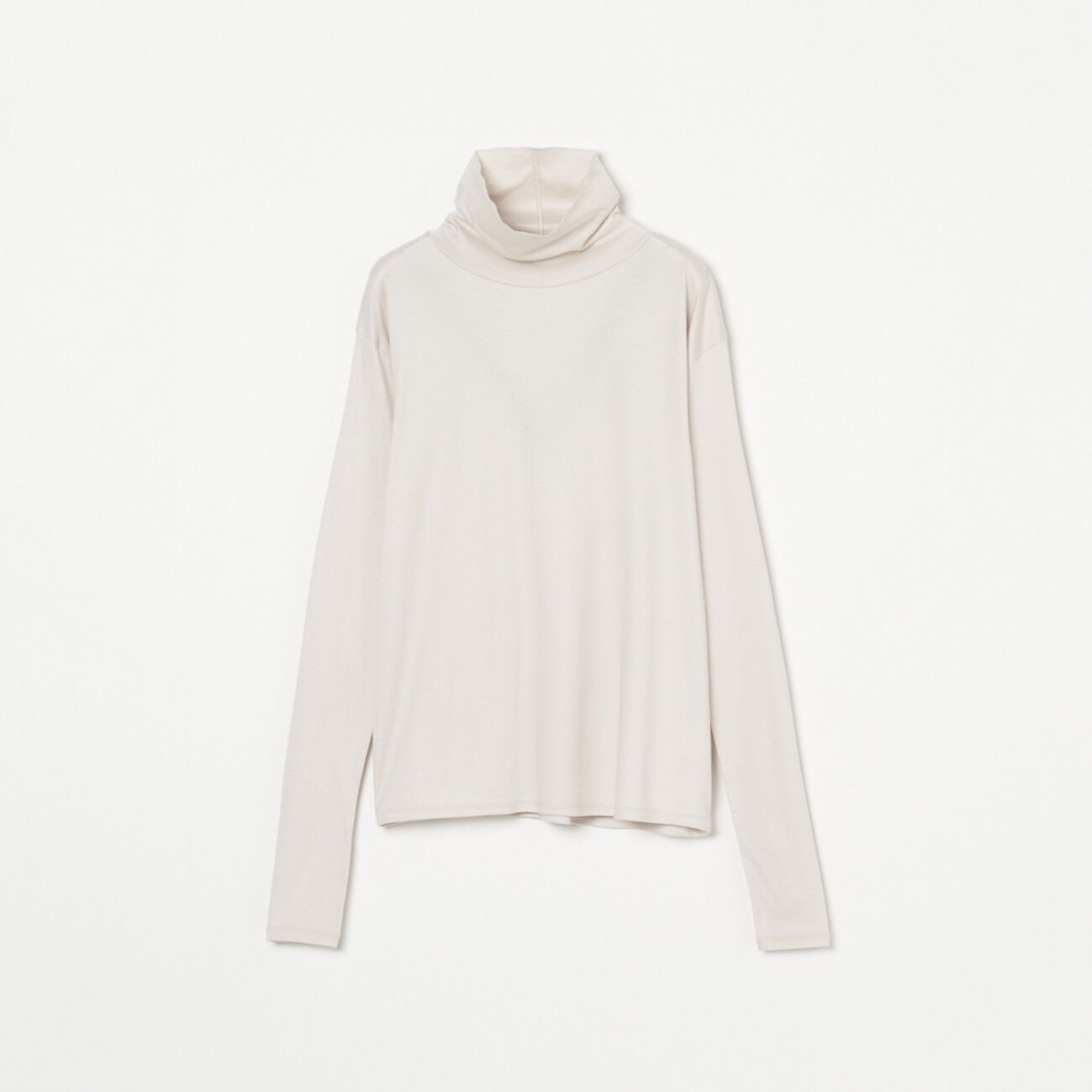 HELIOPOLE「HELIOPOLE 【smooth skin series】 High Neck」|Tシャツ・カットソー|ライトグレー
