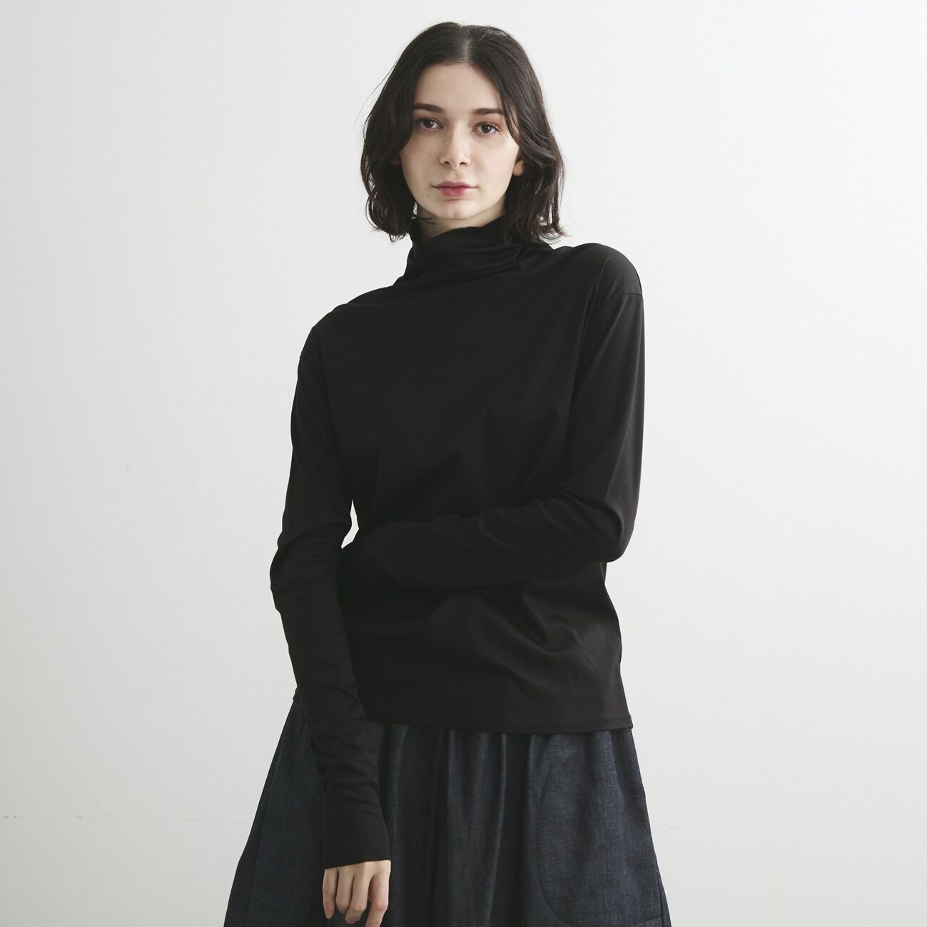 HELIOPOLE「HELIOPOLE 【smooth skin series】 High Neck」|Tシャツ・カットソー|